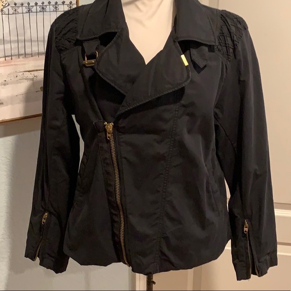 Diesel Black Gold Jackets & Blazers - DIESEL Zip-Up Moto Jacket • Sz M